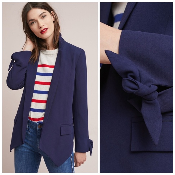 Anthropologie Jackets & Blazers - Anthropologie Greylin Fillmore Blazer Navy Medium